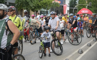 Bicicletada de l'any 2019, abans de la pandèmia del coronavirus | Arxiu
